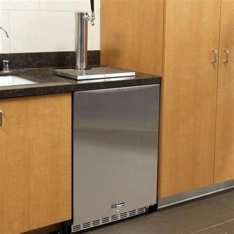 First, measure the space where you plan to install the kegerator to ensure that it fits perfectly. . Undercounter kegerator